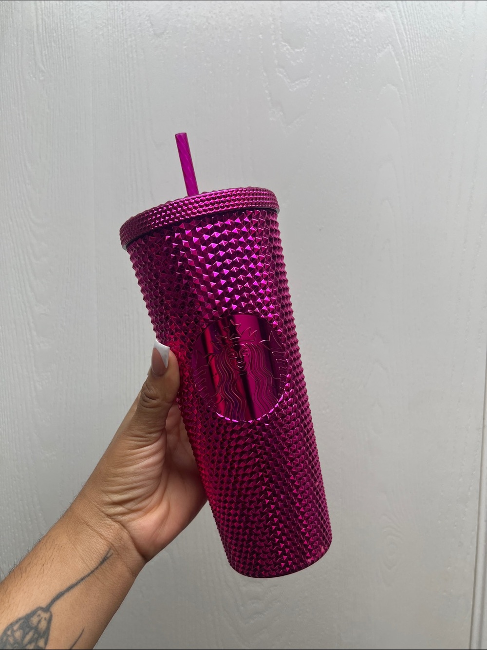 Starbucks Studded Tumbler Cup - Magenta